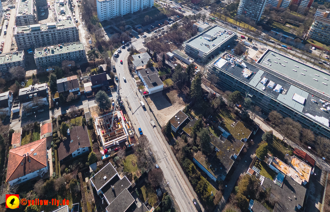 11.02.2023 - Neubau eines Mehrfamilienhause in der Niederalmstraße 16 in Neuperlach-Trudering